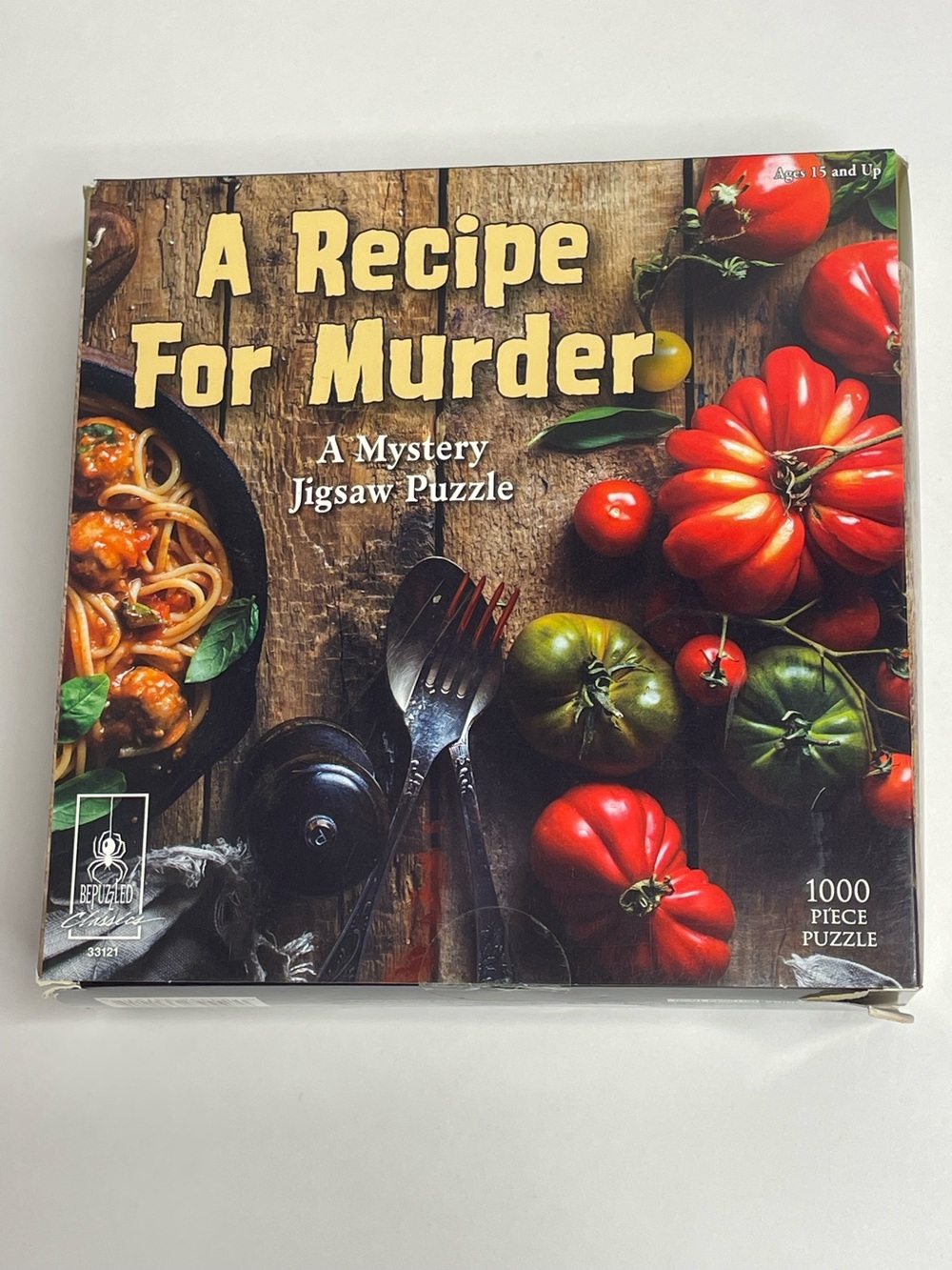 Recipe for Murder A Mystery Jigsaw Puzzle 1000 Pieces NIB Sealed